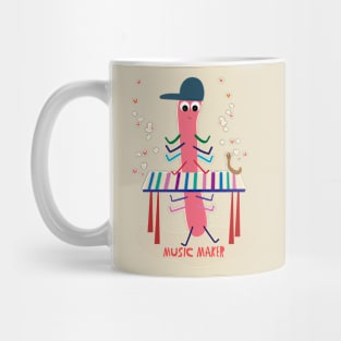 Music Maker Inchworm Mug